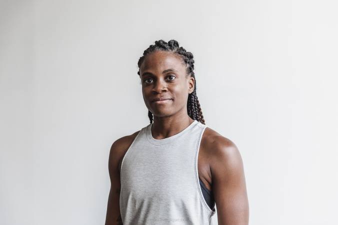 HH04B1004 débardeur à col montant Nobull femmes