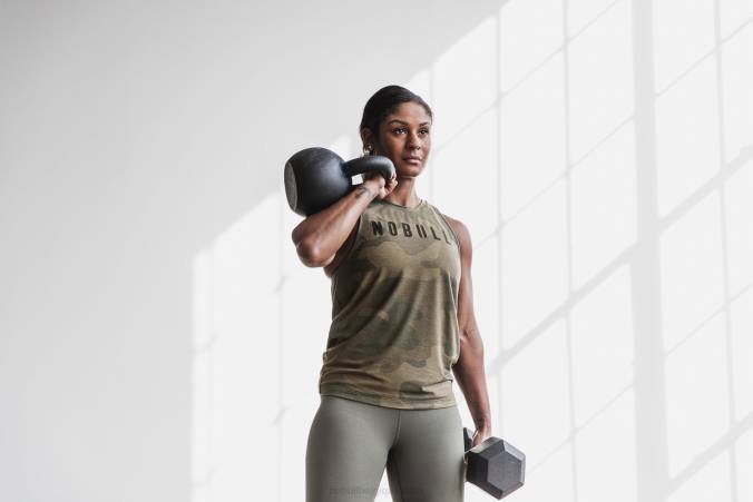 HH04B858 débardeur à col montant Nobull femmes