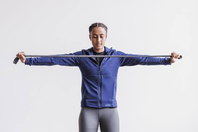 HH04B1177 sweat zippé à capuche Nobull femmes