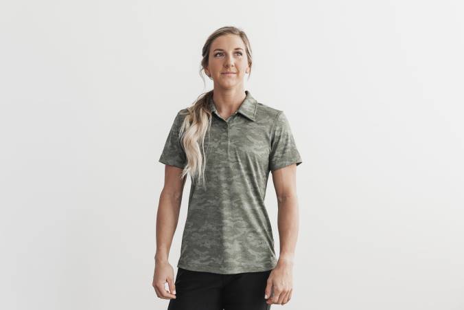 HH04B1329 polo texturé léger Nobull femmes
