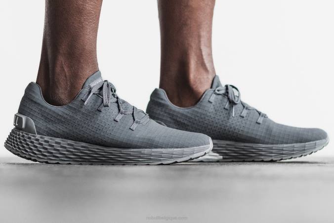 HH04B141 coureur ripstop réfléchissant gris foncé Nobull Hommes