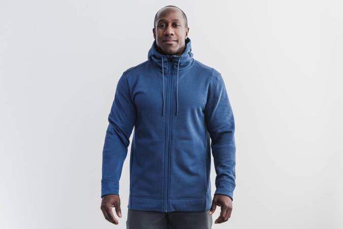 HH04B210 sweat à capuche zippé Nobull Hommes