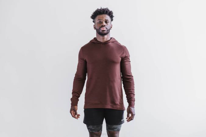 HH04B313 sweat à capuche en laine mérinos mélangée Nobull Hommes
